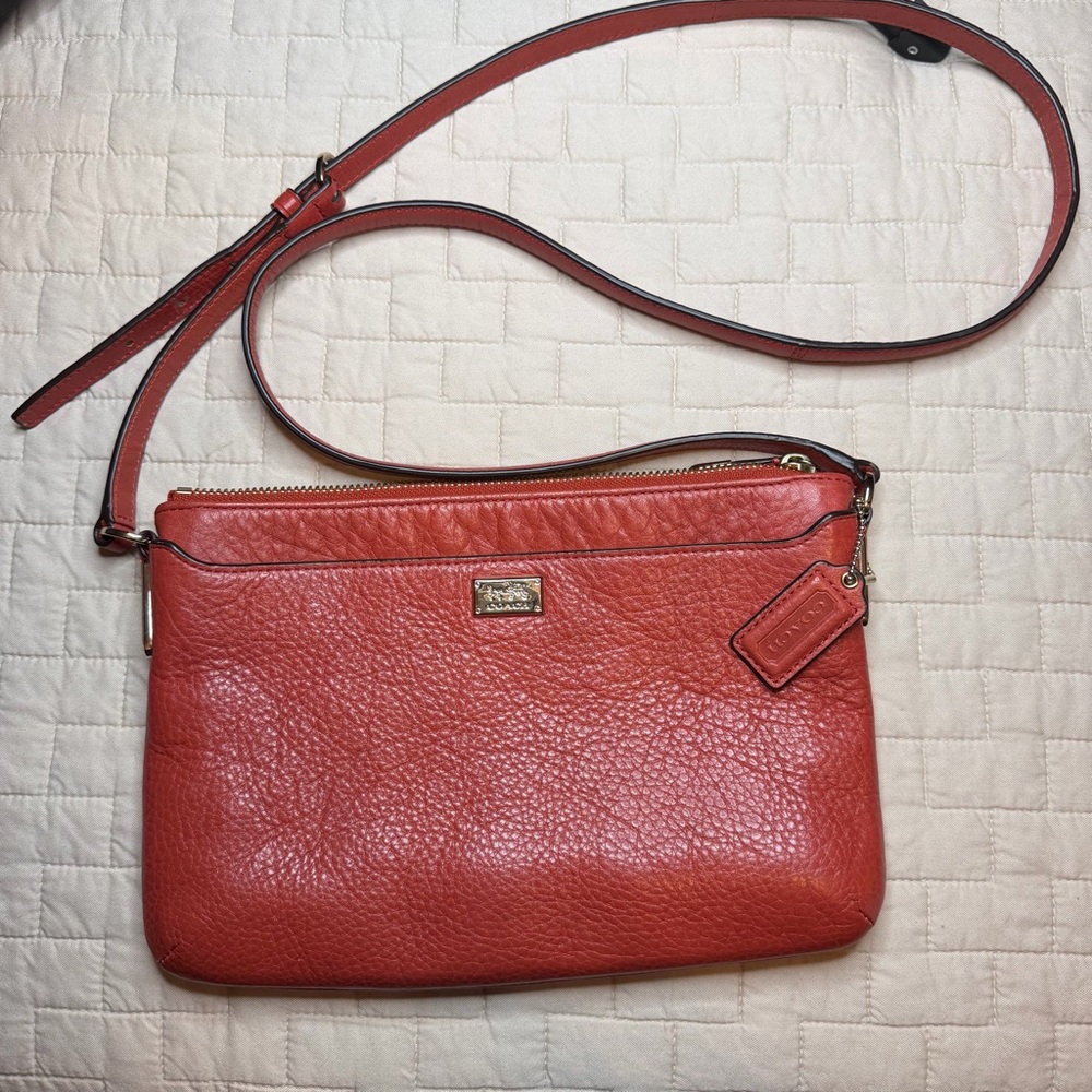 Coach Cherry Red Crossbody Bag